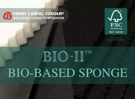 Bio-basierter Schwamm - Nam Liong hat eine bio-basierte Serie sowohl für Gummischaum als auch für thermoplastischen Schaum.